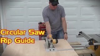 Circular Saw Rip Fence Accessory- Accu Rip Saw Guide //Accurip Saw Guide