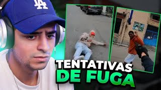 CORINGA FEZ REACT DAS TENTATIVA DE FUGA