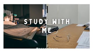 1 HOUR STUDY WITH ME | Rain Sound, No break