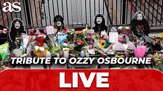 LIVE: OZZY OSBOURNE fans gather in hometown for HEARTFELT MEMORIAL
