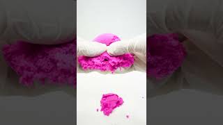 Pink Kinetic Sand Ball Squish Reverse ASMR #161 #shorts #craftsking