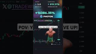 Never Give Up! #Photonclips #PhotonTrading #CryptoTrading #Cryptocurrency #DYOR #Altcoins