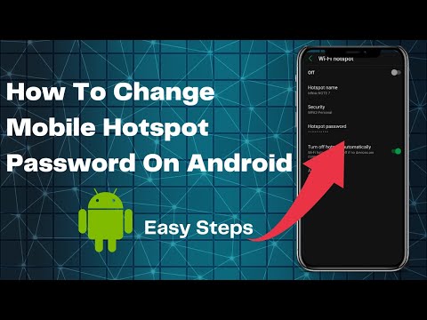 How To Change Mobile Hotspot Password On Android