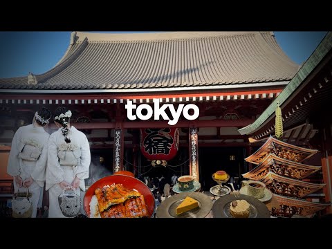 【東京旅行】女子遊｜淺草和服咖啡店一日vlog｜平民版鰻魚飯店｜六本木聖誕燈飾2023｜表參道購物