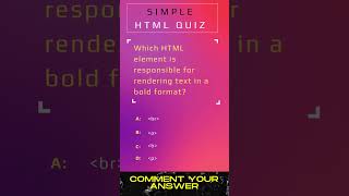 HTML MCQs Challenge? 🔥#html #coding #shorts 😎