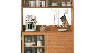🌈日式實木餐邊櫃 (Dining sideboard)