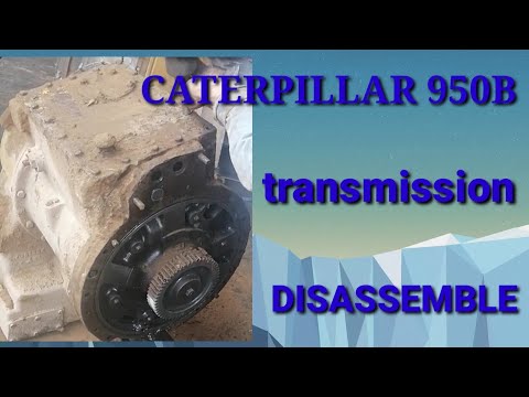 caterpillar 950B TRANSMISSION DISASSEMBLE