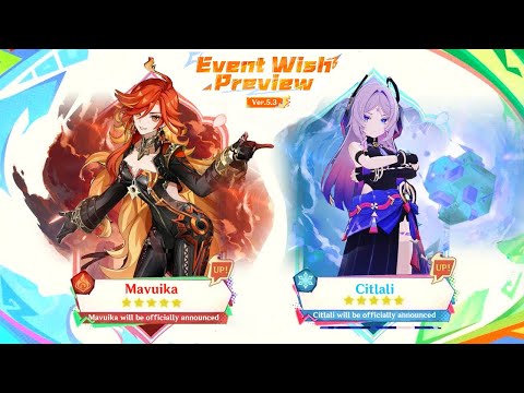 MAVUIKA OFFICIAL ANNOUNCEMENTS AND OTHER EVENTS THIS MONTH - Genshin Impact