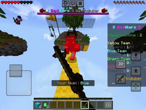 Minecraft床戰，輕鬆贏啦
