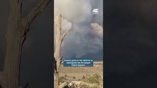 Wildfire smoke engulfs Grand Canyon’s North Rim