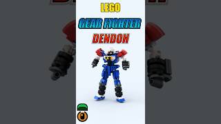Lego gear fighter dendoh! #lego #legobuild #legorobot #legomech #shorts #robot #legostopmotion