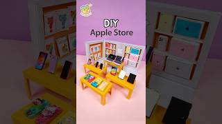 DIY Miniature Apple store🏢 & all Apple products🍎 / free printable