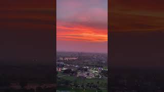 Sunset View #sunset #sunsetview #goldensun #redsunset #redsun #beautifulview #sky #beautifulsunsets