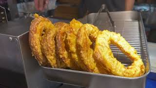 Amazing! Night Market cuisine - sweet donuts, Mongolian grilled meat,spicy and stinky tofu.