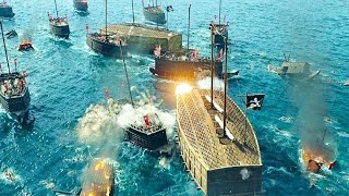世界上最先用的裝甲戰艦！秒殺倭寇一切船只…場面驚天地 #电影 #电影解说 #影视 #影视解说 #剧情
