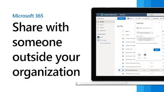 Share files with people outside your organization
