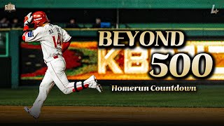 'BEYOND 500' 최정이 써 내려간 유일무이의 대기록