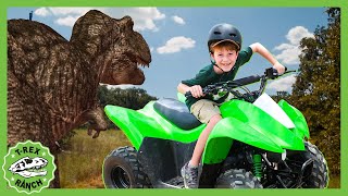 🦖T-Rex Is Trapped! Giant Dino Escape | T-rex Ranch | NEW Superhero Cartoon for Kids | Moonbug Kids