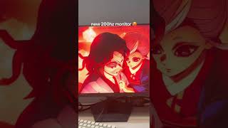 MY NEW MONITOR IS SO GOOD 🤭 #dreamsetup #gaming #pc #pcgaming #gamer #monitor #koorui #200hz
