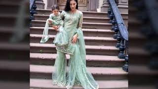 Best dress code ideas from mom and child/daughter/dress code designs ideas