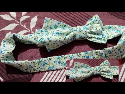 @Art of World | Headband tutorial | #headband #easysewingtutorial #easybow | How to make a bow? 🥰😍🤩🤩
