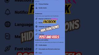 How to hide number of reactions on Facebook Post and Reels? #shortsfeed #trending #shorts #reels