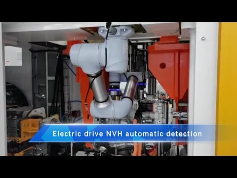 Electric drive #NVH automatic #detection with DUCO Robots GCR5-910