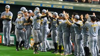 【佐藤輝明】ベンチ映像！延長11回第25号ツーランホームラン！決勝確信弾！お祭り騒ぎ！ 2025.7.19対ジャイアンツ戦