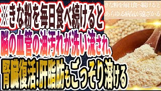 【実はとんでもなくヤバい】「きな粉を毎日食べ続けると脳の血管の油汚れが洗い流され、腎臓復活！肝臓の脂肪もごっそり溶けて万病が消えていく！」を世界一わかりやすく要約してみた【本要約】