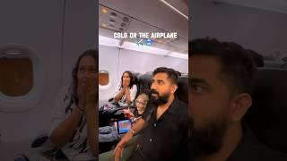 Tag your travel buddy 😄✈️🥶 COLD ON THE AIRPLANE 🥶✈️#travelwithwife #travel coldonairplne #airasia