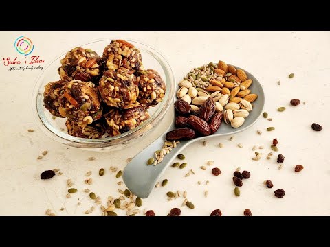 Energy Booster NO SUGAR Healthy dry fruit balls | Dry Fruit laddu | winter special | Sidra's Ideas