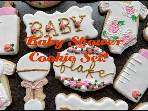 Floral Baby Shower | Cookie Decorating Tutorial!