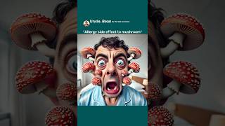 Mr bean testing special Mushroom face cleanser! Ai No Brainer #aiart #aicomedy #chatgptart #mrbean