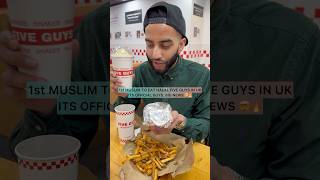 Halal FIVE GUYS IN THE UK. NOW HALAL #halal #food