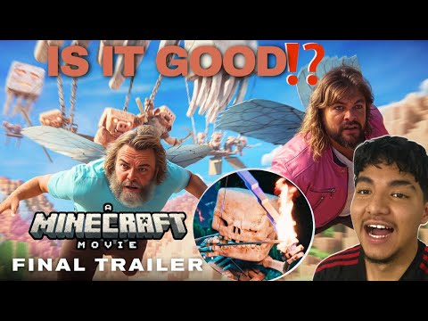 MINECRAFT MOVIE TRAILER REACTION⁉️