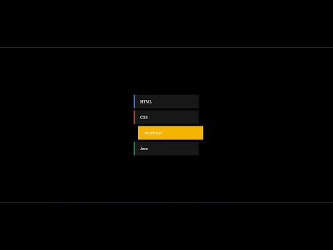 How to create List style animation with HTMl & CSS | Animation List Style HTML & CSS
