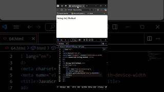 𝐉𝐚𝐯𝐚𝐒𝐜𝐫𝐢𝐩𝐭 𝐒𝐭𝐫𝐢𝐧𝐠 𝐀𝐭() | #javascript #js #strings #character #html #css #method @Educationslearning
