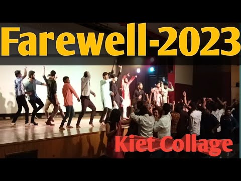 kiet Collage Ghaziabad Farewell - 2023 ❤️ || College Farewell party 🎉