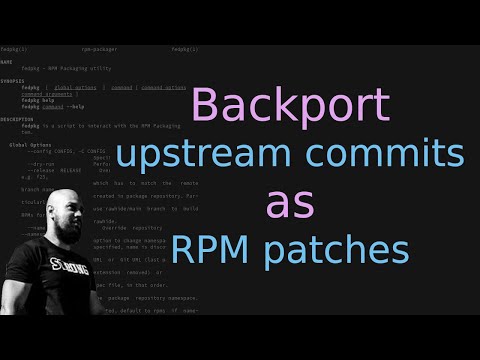 Generate RPM patches from upstream commits