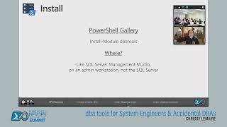 PSHSummit 2022 - dbatools for Systems Engineers and Accidental DBAs by Chrissy LeMaire
