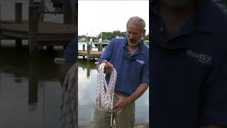How To Coil Rope or Line [#shorts] | BoatUS