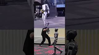nitree's Hip Twist vs. ENGINEAI's Straight Knees: Who Walks More Like Humans? #robot  #humanoidrobot