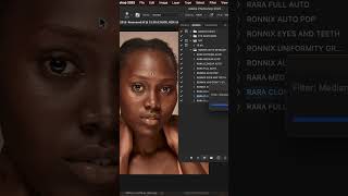 Automatic Skin Retouching using these Actions in Photoshop. Link in video description