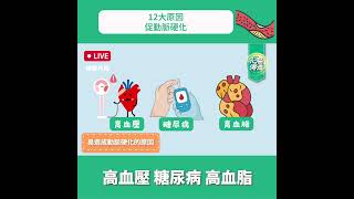 🔥12大原因 促動脈硬化！完整版影片在置頂留言！ #shorts【醫道心傳】|#綠色東方