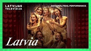 Tautumeitas - Bur Man Laimi | Latvia 🇱🇻 | National Final Performance| #Eurovision2025