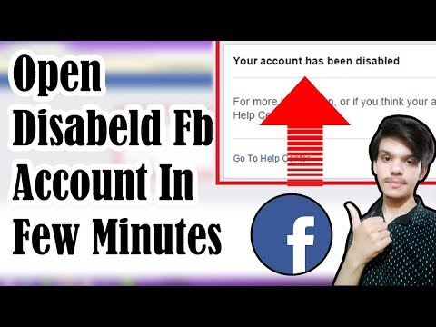How to Open Disabled Facebook Account  ll Your Account Has Been Disabled Problem || 2019-20