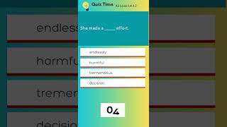 Timeless A2 Level Unit 2 Vocabulary Practice #quiz #vocabulary #english #a2level #practice #short