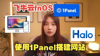 飞牛云fnOS安装1Panel面板并搭建本地Halo博客网站发布公网远程访问详细教程