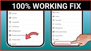facebook professional mode not showing |  Facebook Professional Mode problem solve