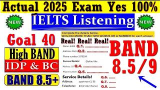 IELTS LISTENING PRACTICE TEST 2025 WITH ANSWERS | 18.07.2025
